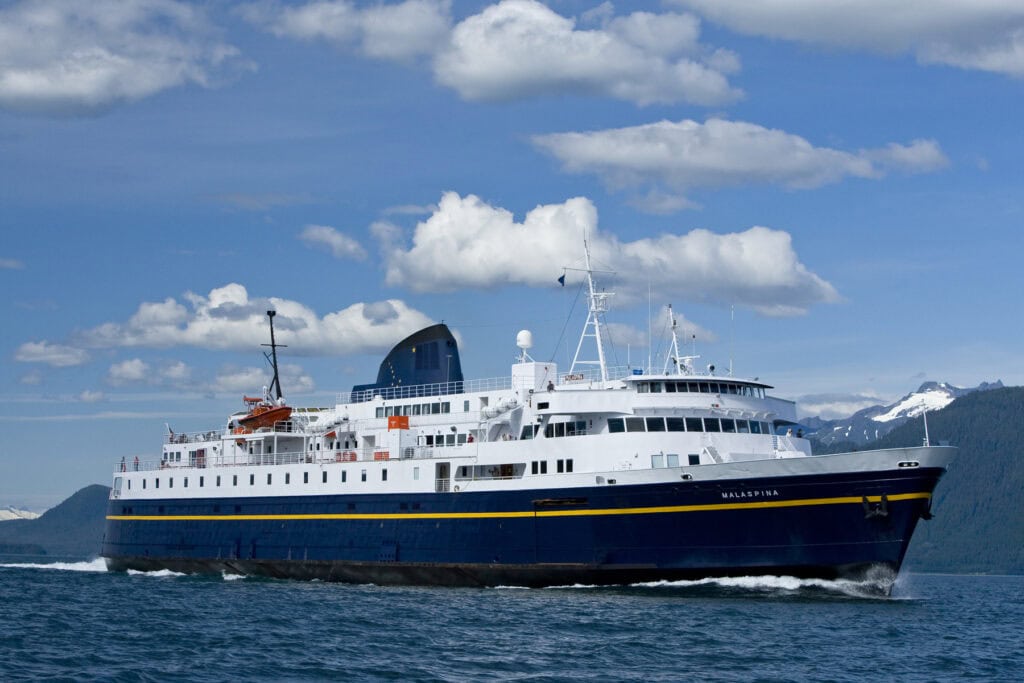 A shot of the Alaska ferry