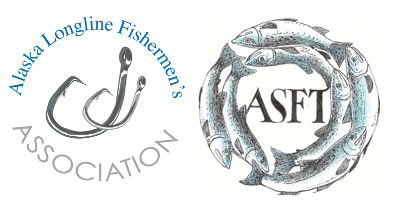 Alaska Longline Fishermen's Association logo with the ASFT logo.